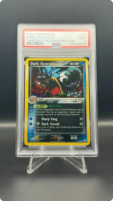 Dark Gyarados 36/109 EX Team Rocket Returns Reverse Holo - PSA 9
