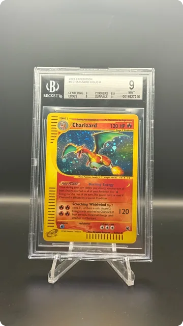 Charizard Holo 6/165 – BGS 9 Mint – Pokémon Expedition (2002)